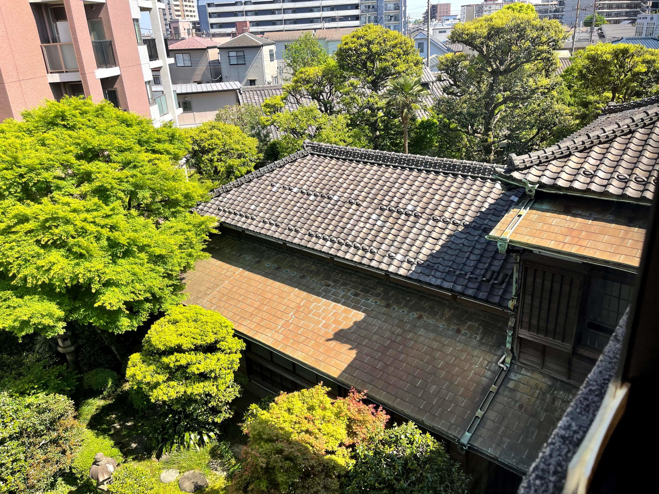 旧田中家住宅の屋根