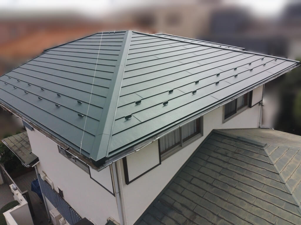 屋根カバー工法工事施工後