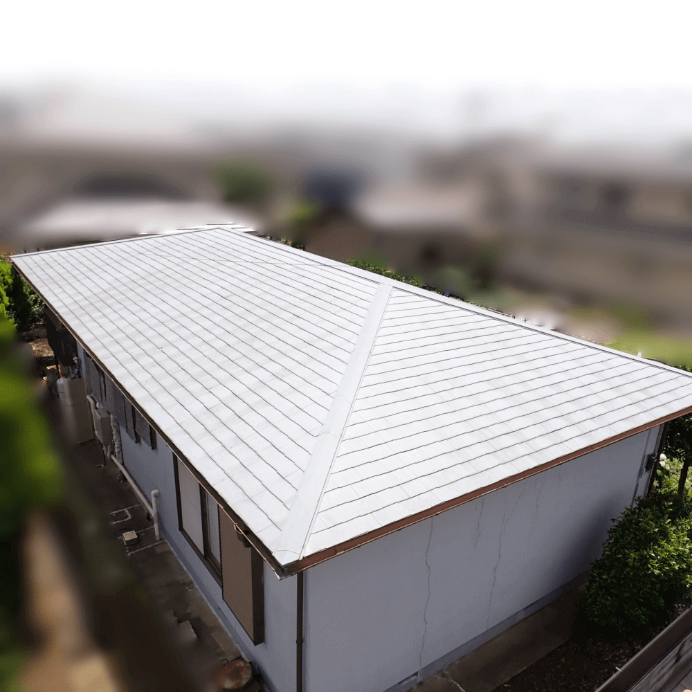 屋根カバー工法工事施工前