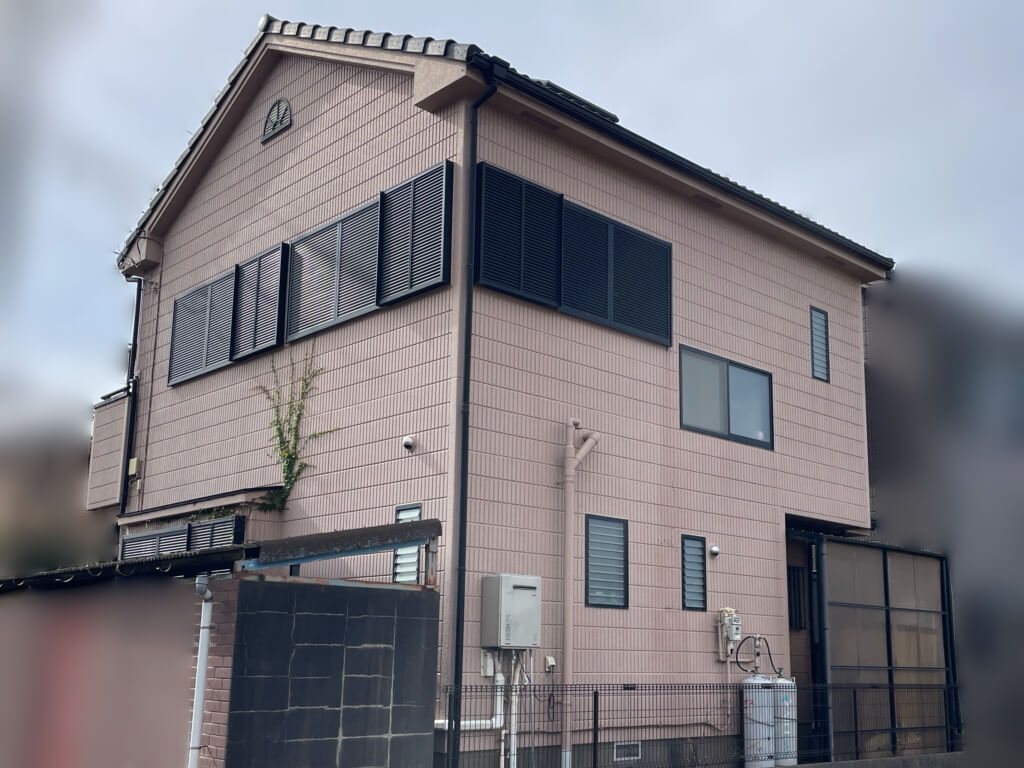 川越市　S様　外壁塗装　施工事例　