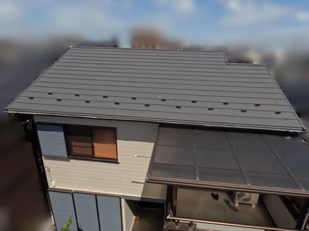 さいたま市　U様　屋根カバー工法　施工事例