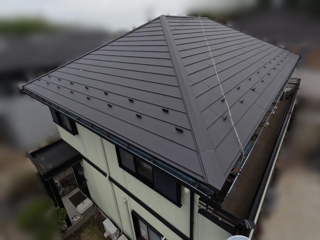 白岡市　M様　屋根カバー工法　施工事例