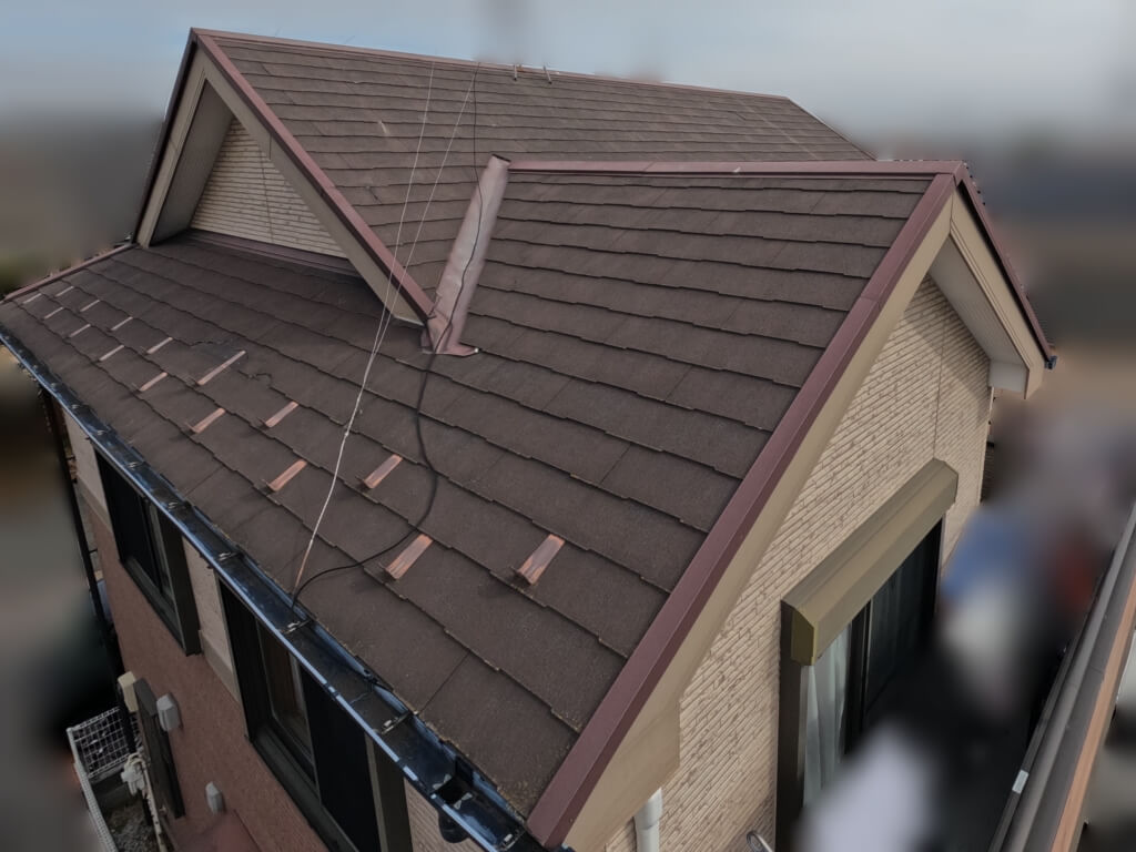 鴻巣市　F様　屋根カバー工法工事施工写真