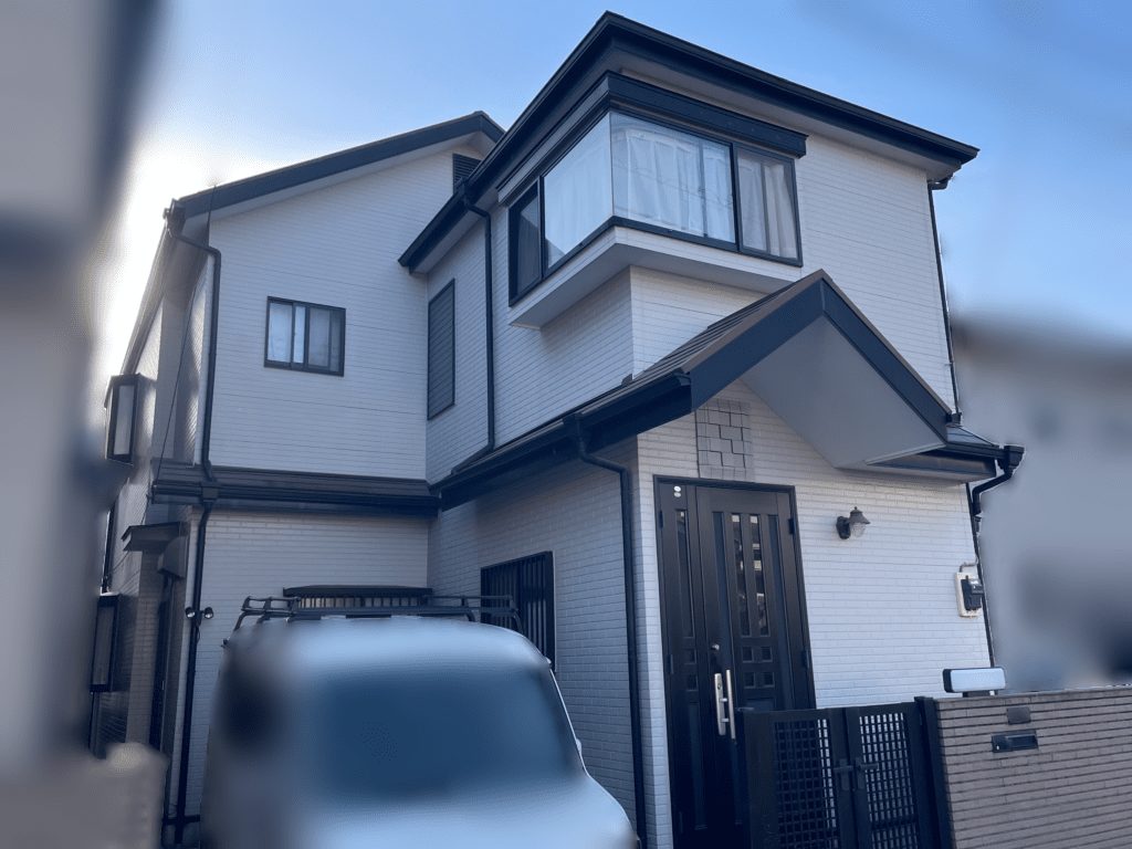 上尾市H様外壁塗装工事施工前