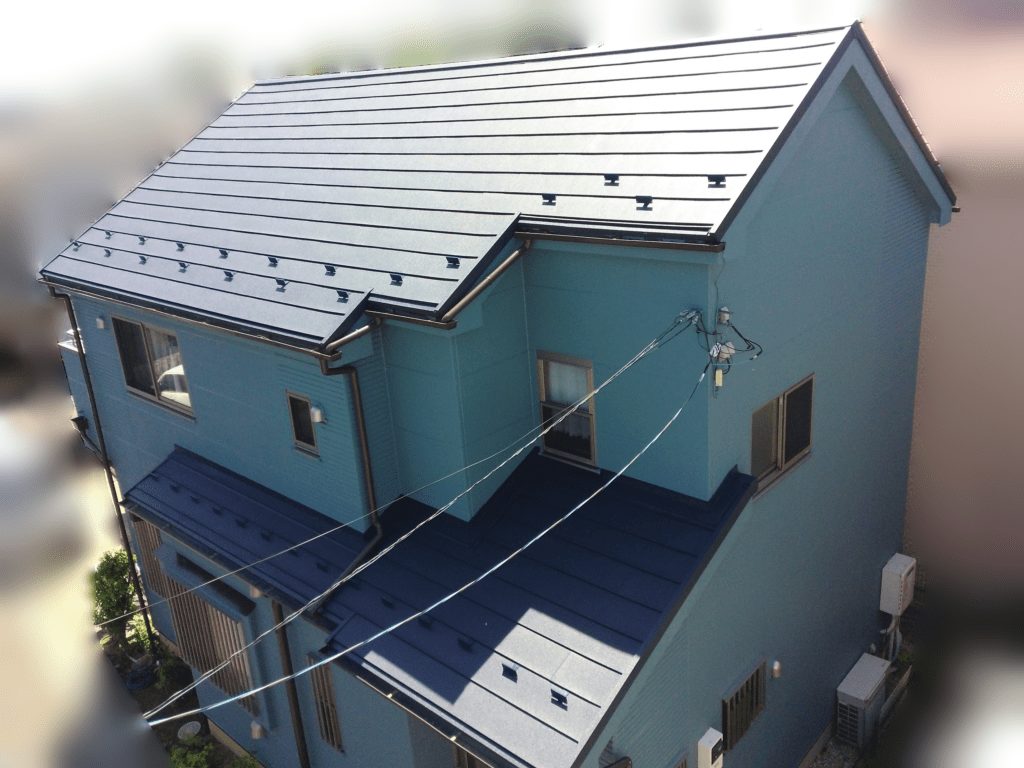 春日部市Y様屋根カバー工法工事After