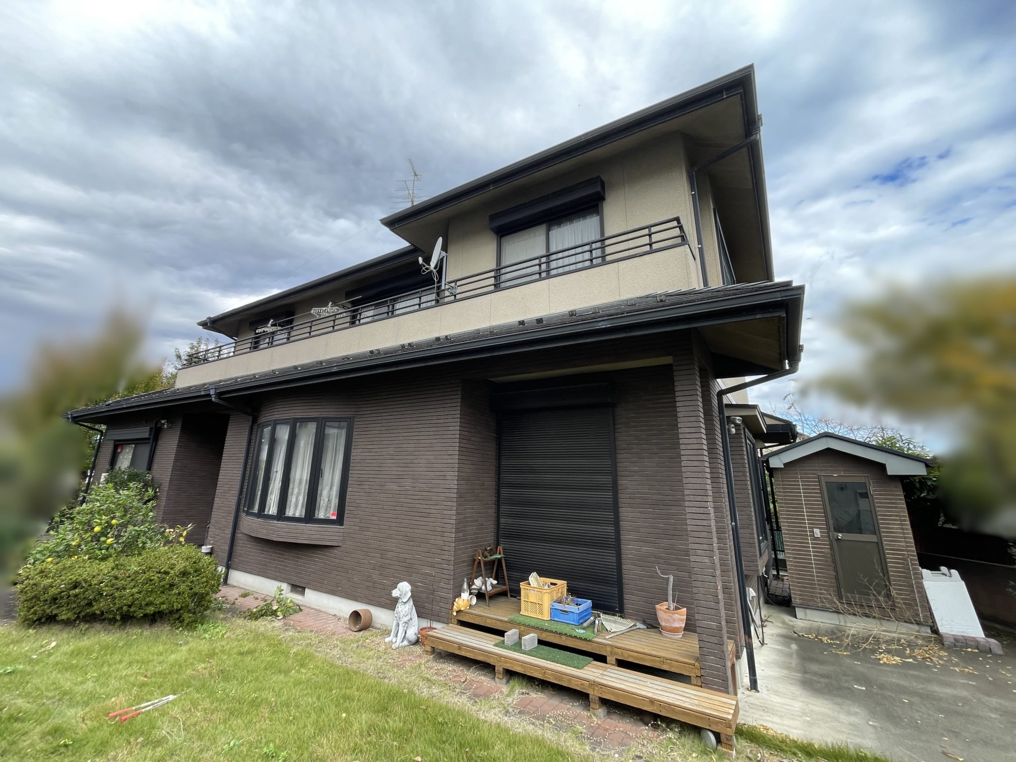 さいたま市　T様　外壁塗装工事施工事例　施工前