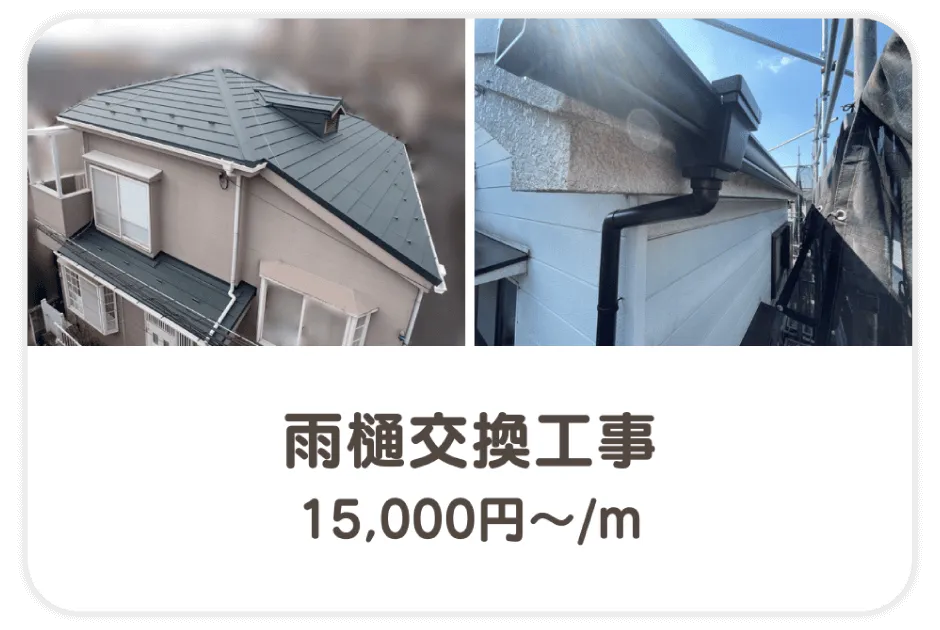 雨樋交換工事