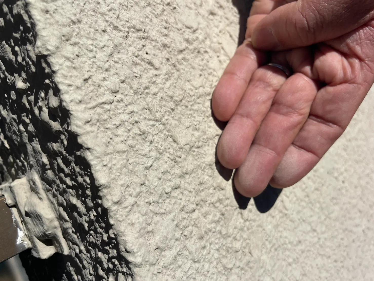 モルタルのチョーキング